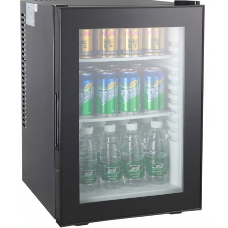 hôtel chambre 40l mini bar-réfrigérateur avec porte en verre